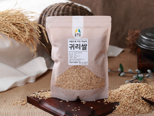 [농업회사법인주식회사 메밀꽃유채향] 무농약 귀리쌀 1kg 국내산